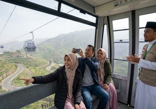 city tour Thaif cable car untuk jamaah umroh