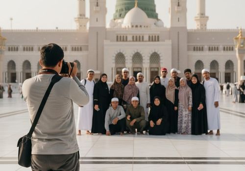 layanan fotografer profesional di makkah madinah