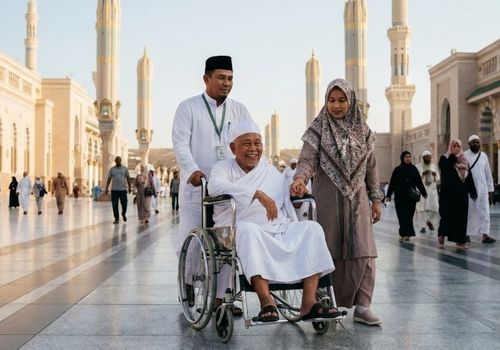 layanan kursi roda jamaah umroh