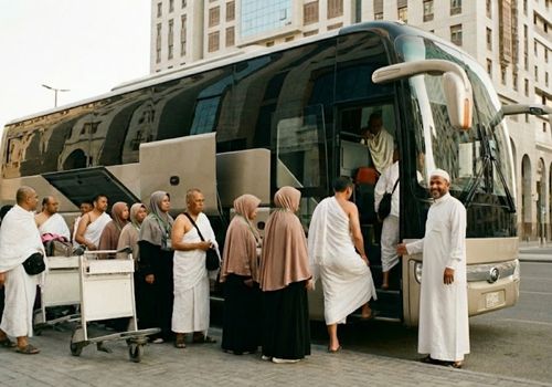 sewa bus untuk jamaah umroh