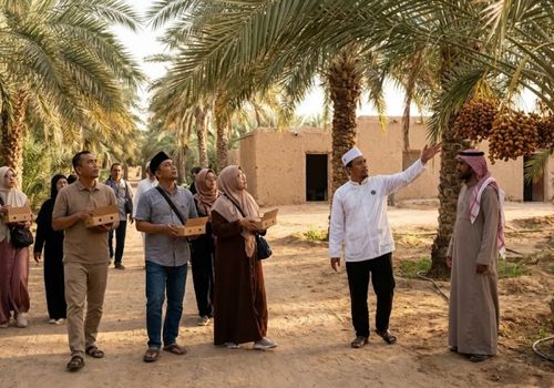 ziarah kebun kurma untuk jamaah umroh